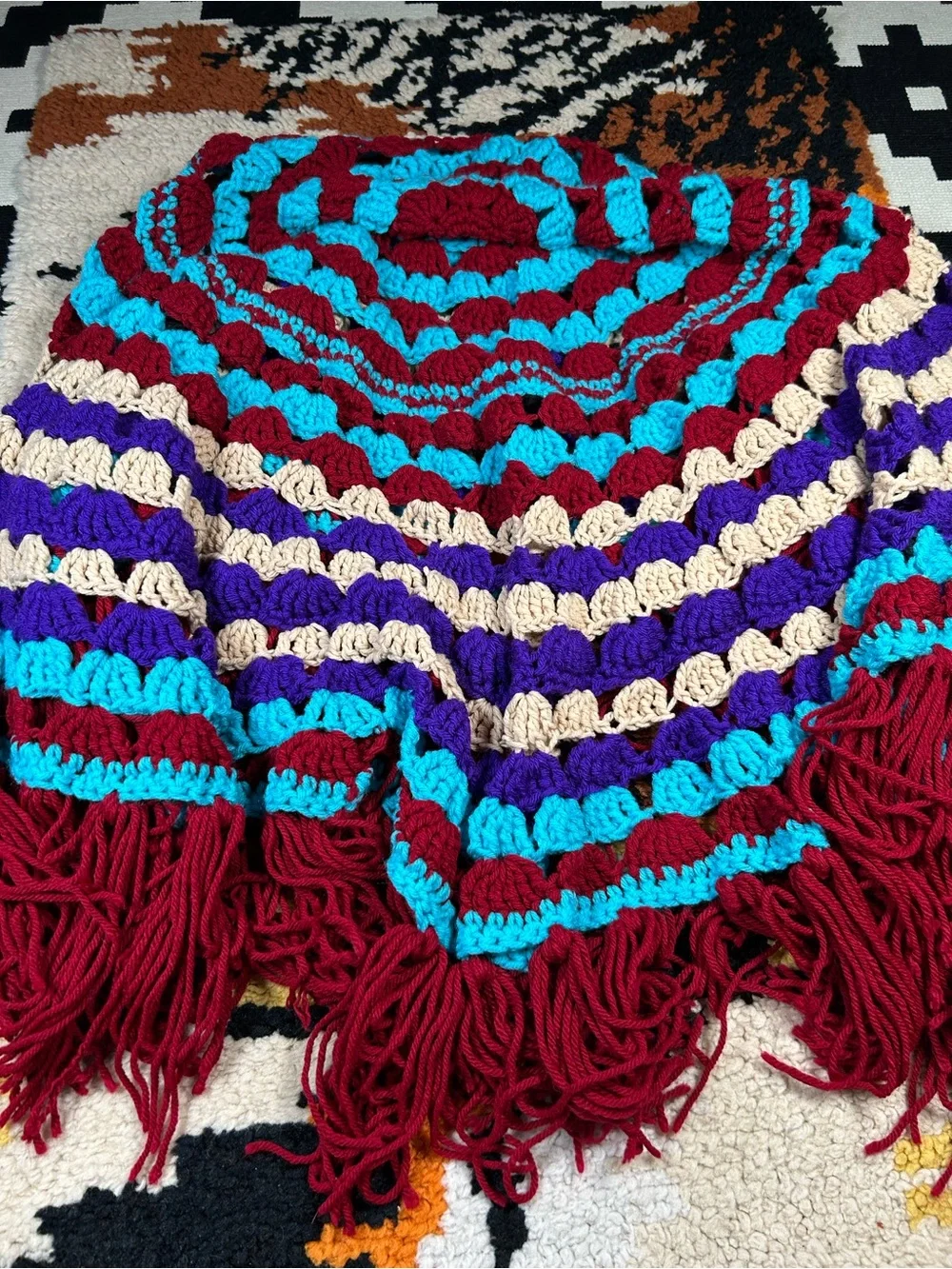 Circle, granny blanket!!